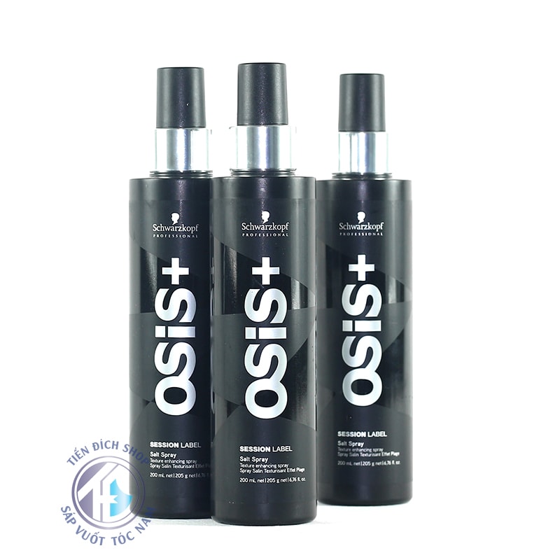Chai xịt dưỡng tóc tạo phồng Osis+ Session Label Salt Spray 200ml