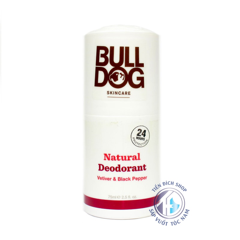 Lăn khử mùi Bulldog Vetiver & Black Pepper Natural Deodorant