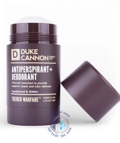 lăn nách lăn khử mùi Duke Cannon Antiperspirant Deodorant Trench Warfare Sandalwood Amber