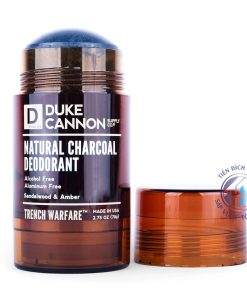 lăn nách Duke Cannon Natural Charcoal Deodorant Trench Warfare Sandalwood Amber