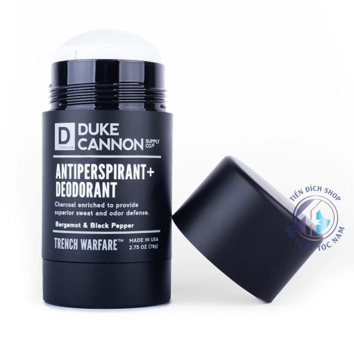 lăn khử mùi lăn nách Duke Cannon Antiperspirant Deodorant Trench Warfare Bergamot & Black Pepper