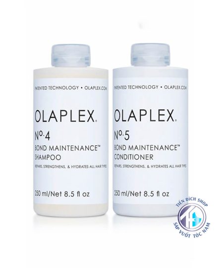 Olaplex No.4 & No.5 | Dầu gội & Dầu xả ĐẶC TRỊ tóc hư tổn