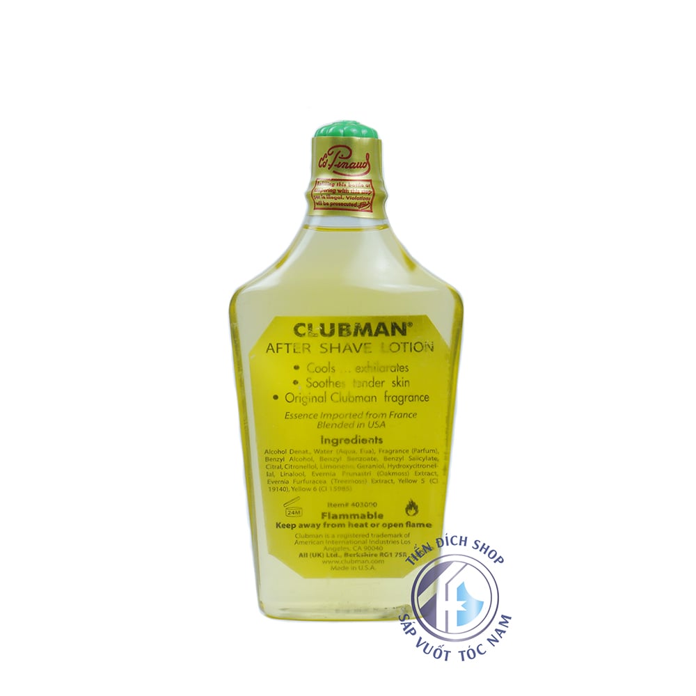 Dưỡng râu Clubman Aftershave Lotion 