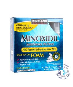 Thuốc mọc râu Kirkland Minoxidil Foam 5%