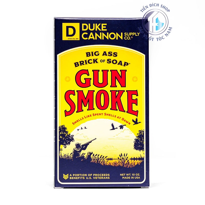xà phòng Duke Cannon Soap - Big Ass Brick of Gun Smoke