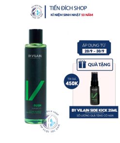 By Vilain Rush Shampoo 215ml tặng kèm By vilain side kick 25ml