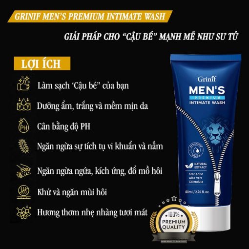 vệ sinh nam Grinif Men's Premium Intimate Wash