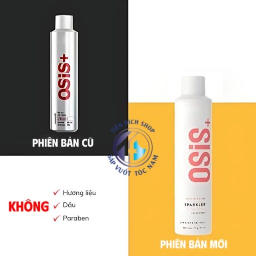 Gôm xịt tóc Osis+ 1 Sparkler 300ml