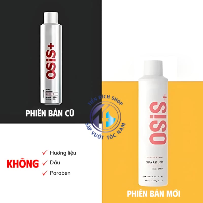 Gôm xịt tóc Osis+ 1 Sparkler 300ml