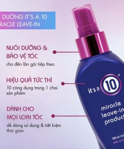 Xịt tóc It’s a 10 Miracle Leave-In Product chính hãng