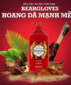 dầu gội 2in1 Old Spice Beargloves