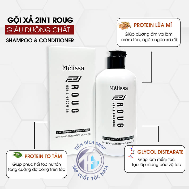 ĐÁNH GIÁ Gội xả 2in1 ROUG 300ml