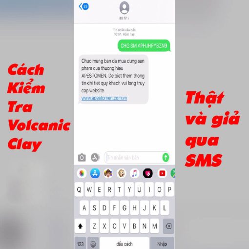 Kiểm tra Volcanic Clay thật và giả