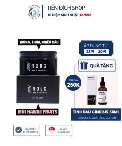 sáp vuốt tóc roug tặng kèm oil cin plus