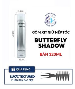 Gôm xịt tóc Butterfly Shadow bản 320ml