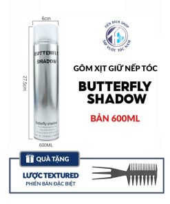 Gôm xịt tóc Butterfly Shadow bản 600ml