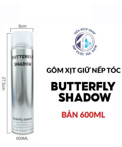 Gôm xịt tóc Butterfly Shadow 600ml