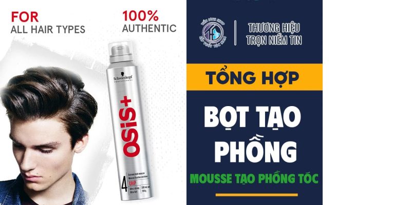 bọt tạo phồng tạo kiểu