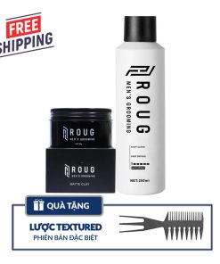 COMBO ROUG ĐEN TẶNG LƯỢC TEXTURED