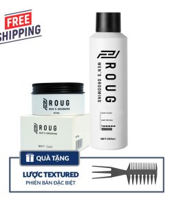 COMBO ROUG TRẮNG TẶNG LƯỢC TEXTURED