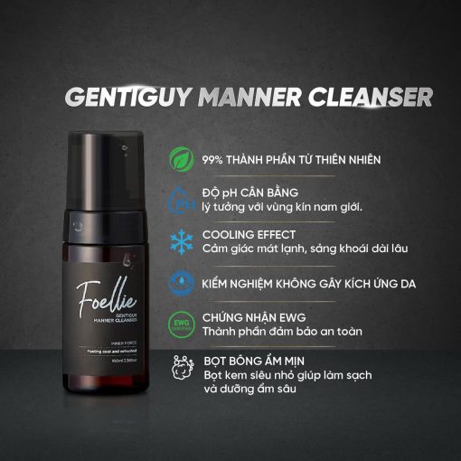 Dung dịch vệ sinh nam Foellie Gentiguy Manner Cleansaer