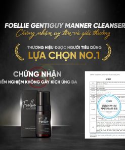 Tác dụng của Foellie Gentiguy Manner Cleansaer