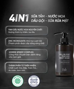 Foellie Homme All-in-one Perfume Body Wash từ Hàn Quốc