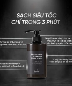 Tác dụng của Foellie Homme All-in-one Perfume Body Wash 500ml