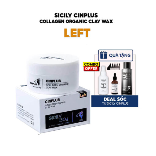 CINPLUS Collagen Organic Clay Wax LEFT