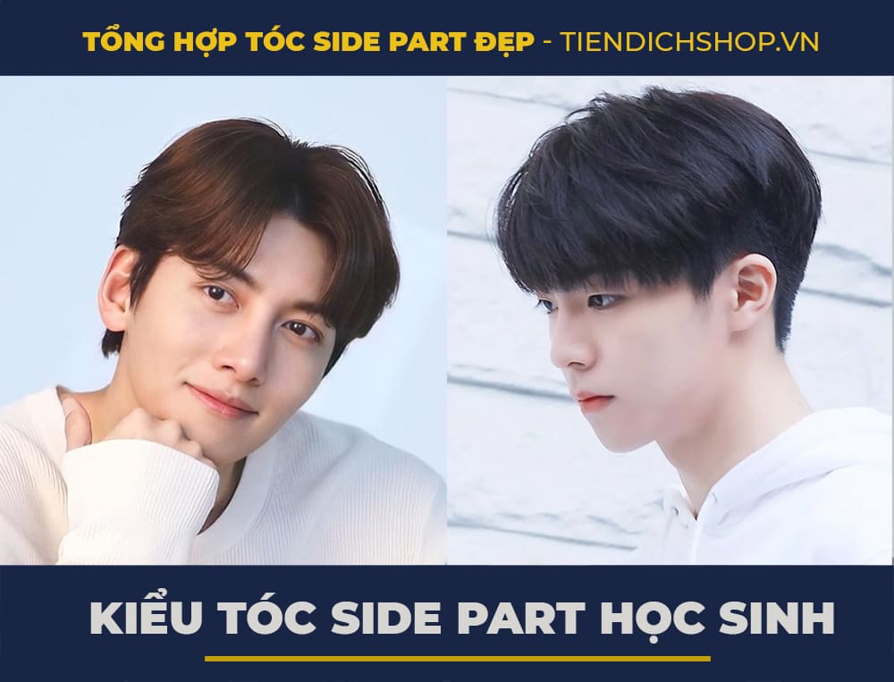 Tóc Side Part học sinh