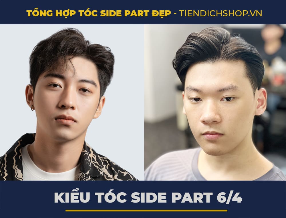 Tóc Side Part vuốt ngược