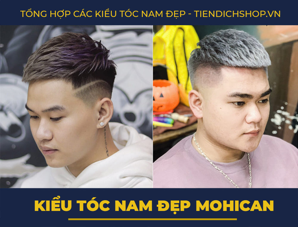 Kiểu tóc nam đẹp Mohican