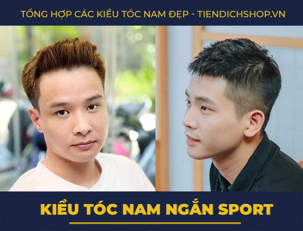 Kiểu tóc nam ngắn đẹp Sport