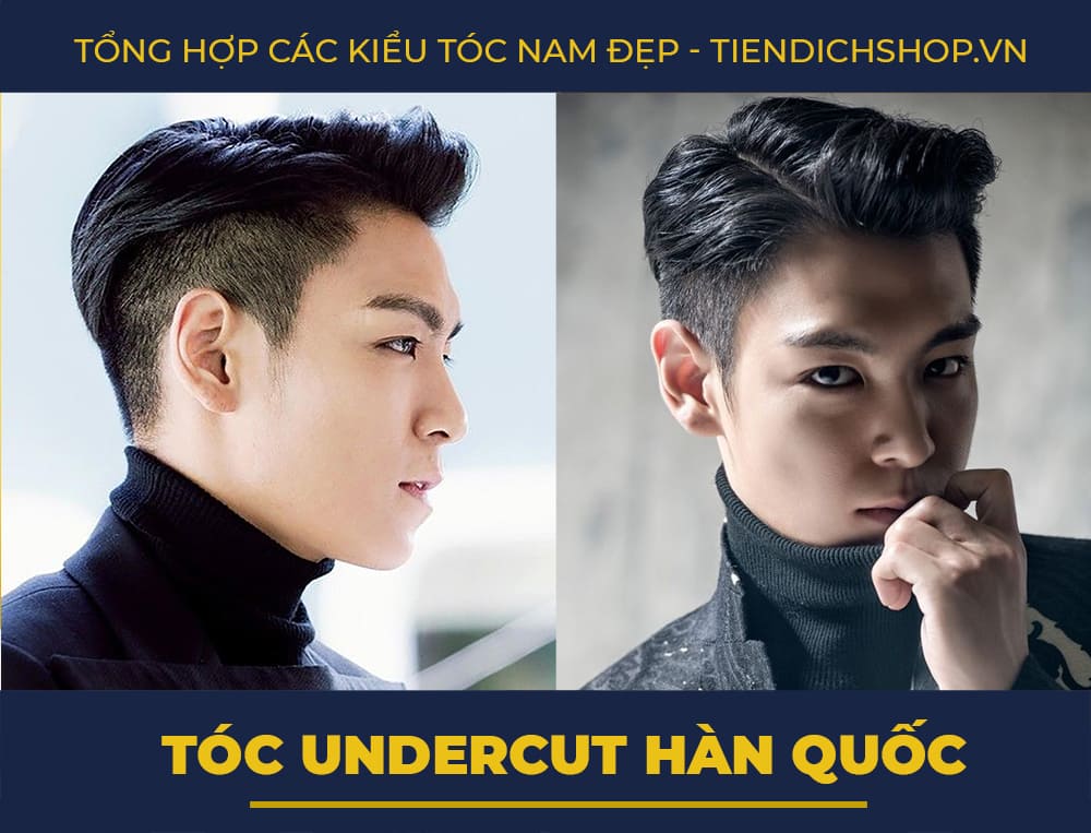 Tóc nam đẹp Undercut Hàn Quốc