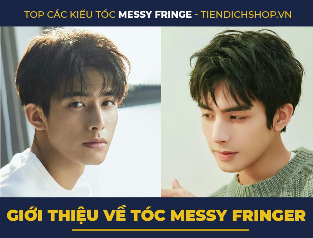 kiểu tóc Messy Fringe