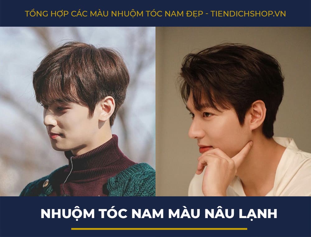 Nhuộm tóc màu nâu lạnh nam