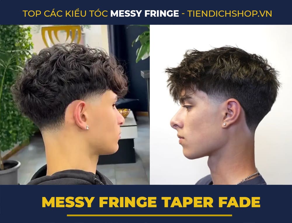 Messy Fringe Taper Fade