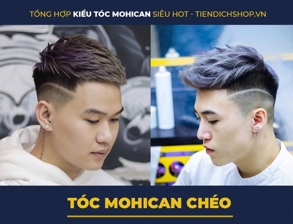 Kiểu tóc Mohican chéo