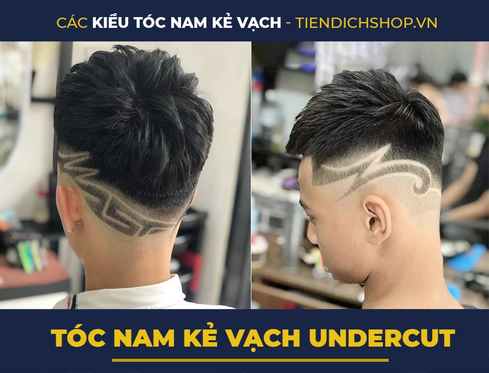 Tóc nam kẻ vạch Undercut