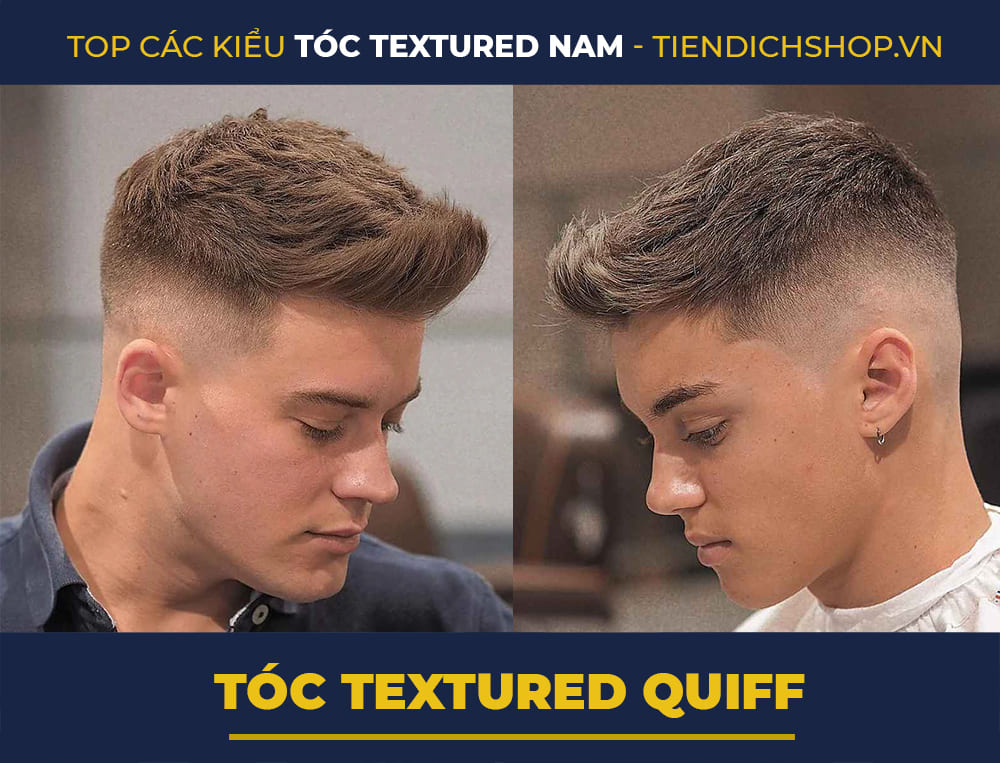 Tóc Textured Quiff