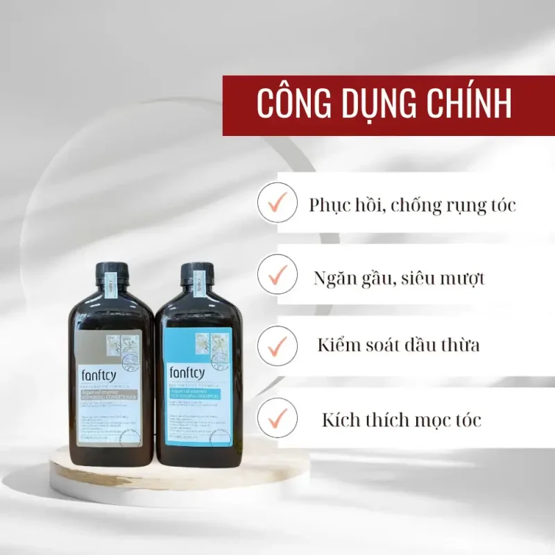 Cặp Dầu gội xả Fanftcy 500ml từ Ý