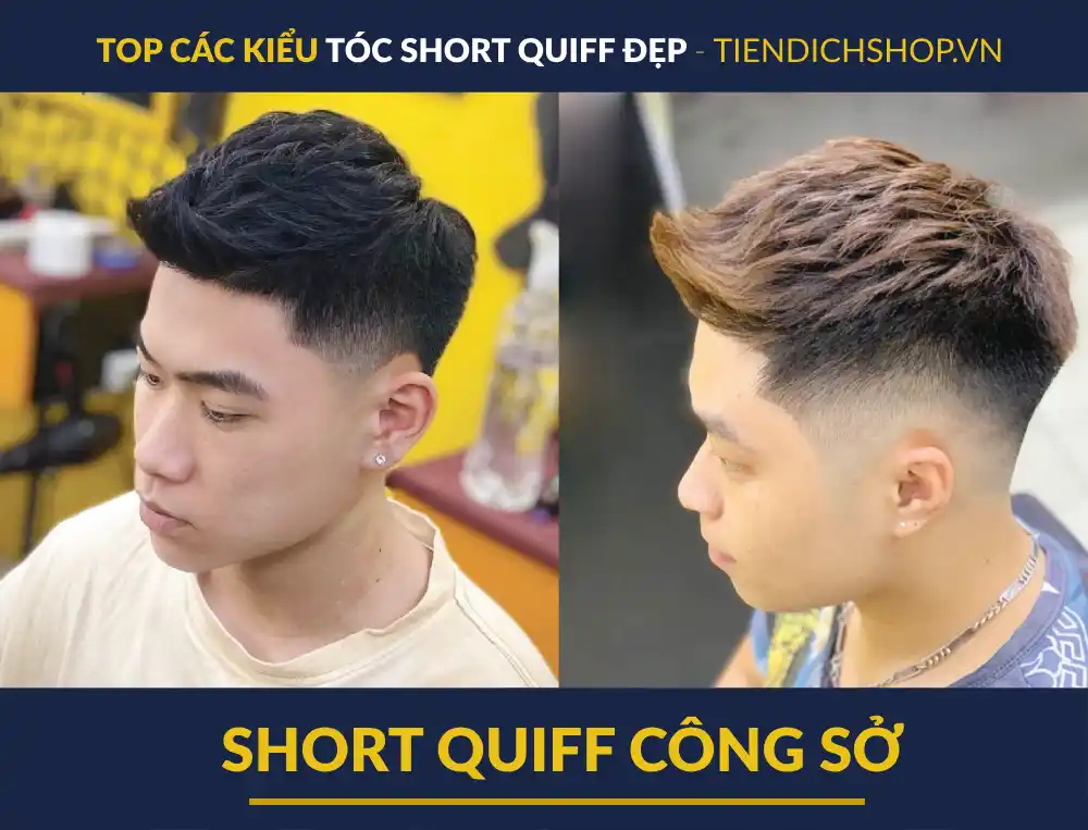 Kiểu Short Quiff công sở