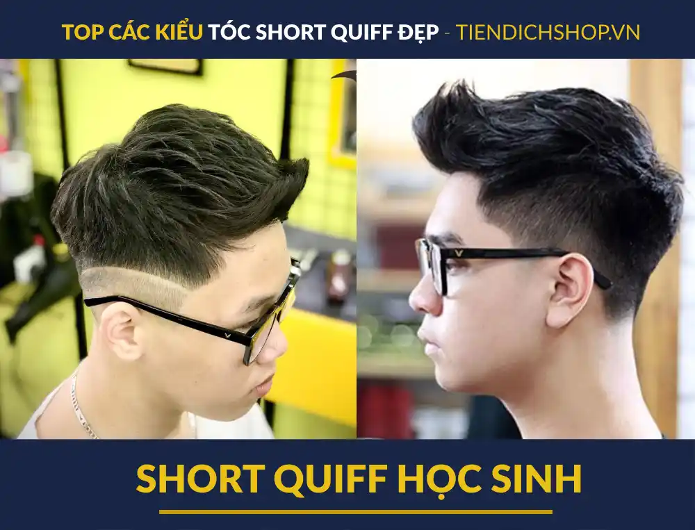 Tóc Short Quiff học sinh