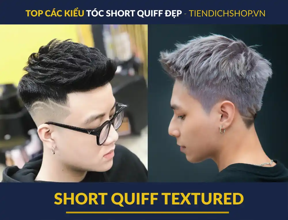 Tóc Short Quiff Textured