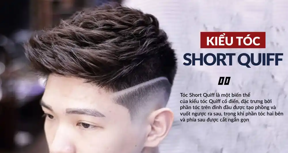 kiểu tóc Short Quiff đẹp