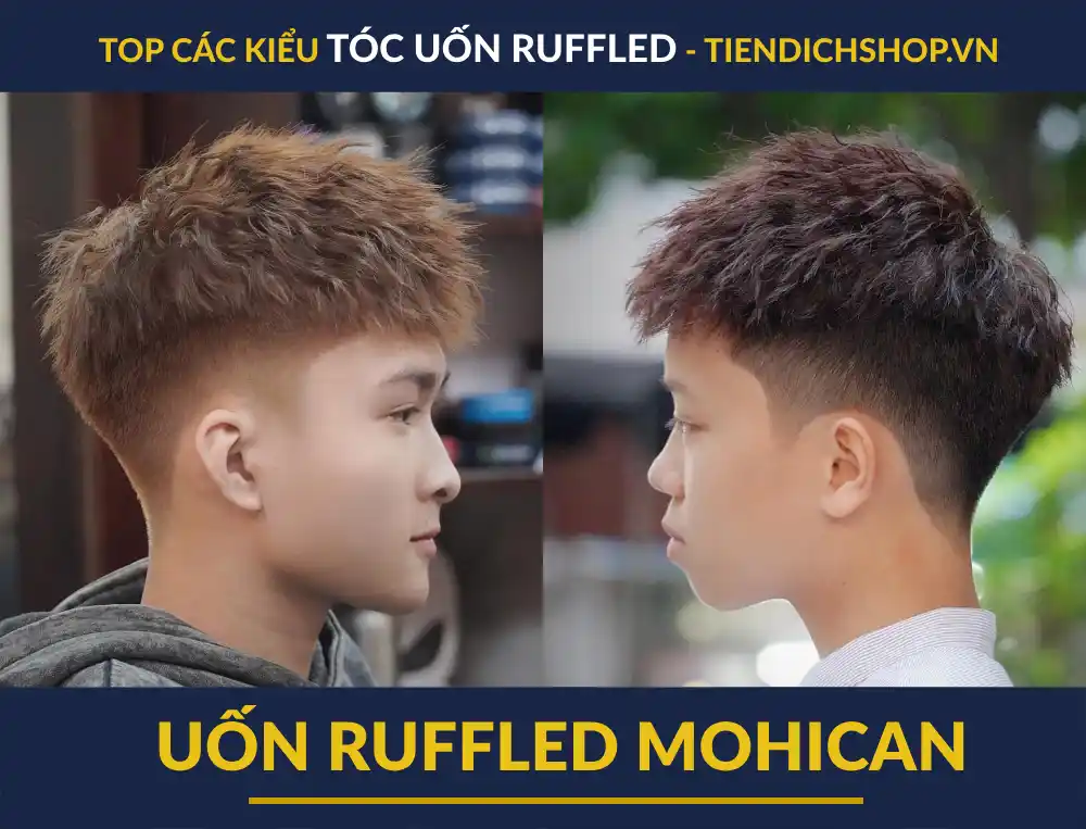 Kiểu Uốn Ruffled Mohican