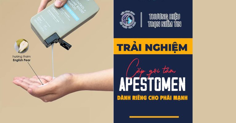Trải nghiệm bộ gội xả tắm Apestomen mới 2025