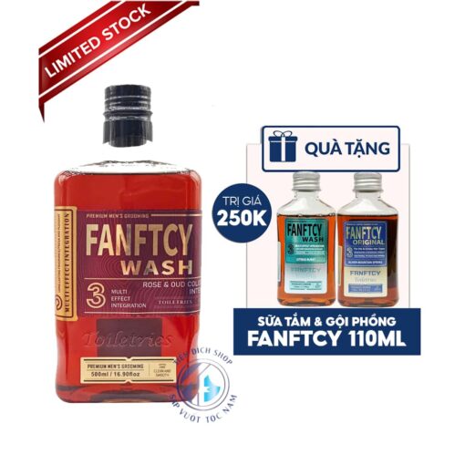 Fanftcy Wash Rose & Old Cologne Intense TẶNG FANFTCY 110ML
