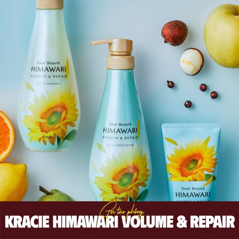 Gội tạo phồng Kracie Himawari Volume & Repair