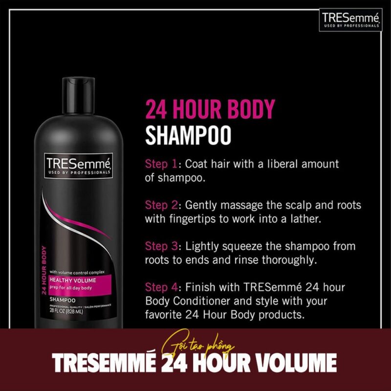 Dầu gội làm phồng tóc Tresemmé 24 Hour Volume